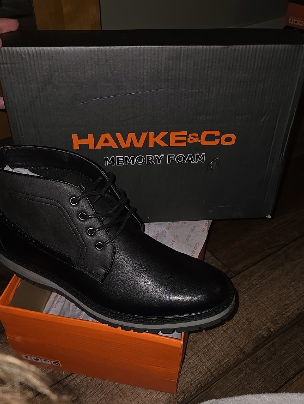 Hawke & Co Black Men's Chukka Boots